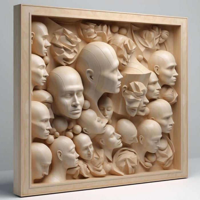 نموذج ثلاثي الأبعاد لآلة CNC 3D Art 